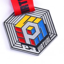 Custom polygon shaped metal soft enamel meda Custom polygon shaped metal soft enamel meda