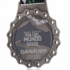 antique silver 3d cycling sports medals
