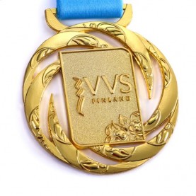 Cheap price hollowed out custom metal engraved dance medals