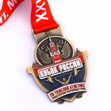 custom 3d engraved powerlifting medals