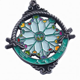 Custom Medal Beautiful Design Customized Flower Soft Enamel Medal Custom Medal Beautiful Design Customized Flower Soft Enamel Medal