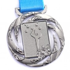custom metal engraved dance medals