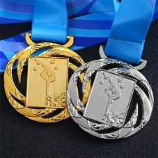 custom metal engraved dance medals