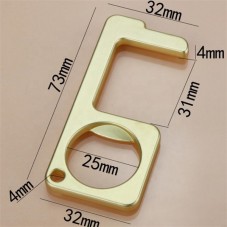 Key Shape Hand Handle Door Opener Keychain
