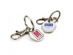 Metal custom enamel mini logo keyring trolley holder shopping cart keychain  Metal custom enamel mini logo keyring trolley holder shopping cart keychain