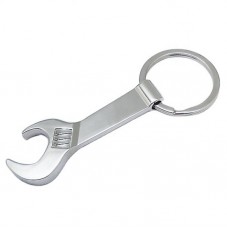 beer spanner wrench keychain
