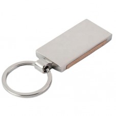 custom logo metal wood keychain blank