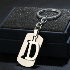 26 logo letter keychain initial