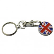 Oem metal enamel mini holder uk keyring