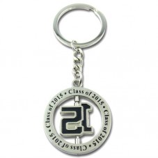 rotate enamel keychain for gift