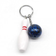 3d shine multicolor bowling keychain  3d shine multicolor bowling keychain