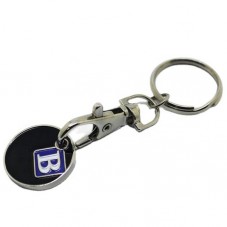 token trolley coin keyring