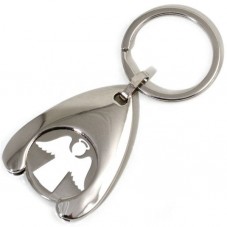 Trolley Coin Holder Keychain