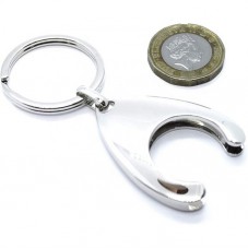 Trolley Coin Holder Keychain