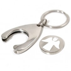 Trolley Coin Holder Keychain