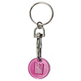 Zinc alloy euro supermarket coin lock token trolley coin keyring Zinc alloy euro supermarket coin lock token trolley coin keyring