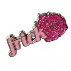 custom letter lapel pin
