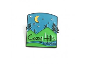 customized dyed black metal soft enamel badge pin souvenirs