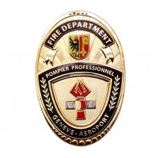 enamel police hard enamel teen rank blank badge