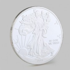 Antique Bronze And Silver Plated Coin
