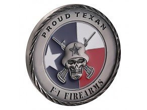 Antique Silver 3D Custom Made Logo USA Firarms Souvenir Challenge Coin