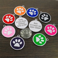 blank metal custom dog tag