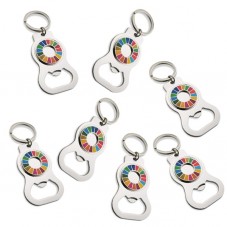 Custom SDGs Bottle Opener Keychain