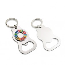 Custom SDGs Bottle Opener Keychain