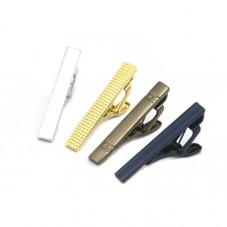 custom textured unique blank tie clips