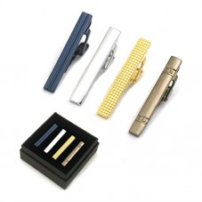 custom textured unique blank tie clips