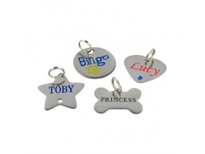 Customized Shape Stainless Steel Dog Tags with Logo