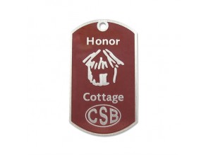 Etched Honor Stainless Steel Metal Customized Dog Tags for Sale