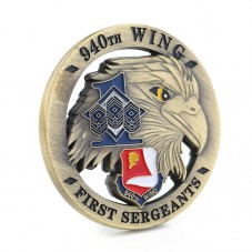 hollow eagle souvenir coin
