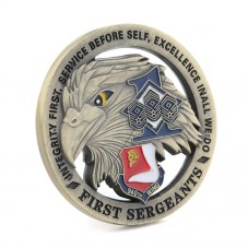 hollow eagle souvenir coin