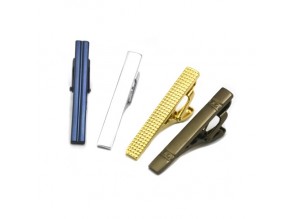 Metal gifts manufacturer custom textured unique blank tie clips  Metal gifts manufacturer custom textured unique blank tie clips