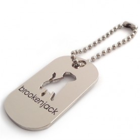 Popular Metal Stainless Blank Military Dog Unique Name Tags