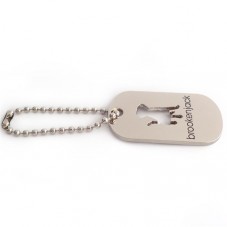 Stainless Blank Military Dog Unique Name Tags