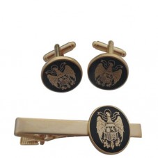 swank value tie clip cufflinks