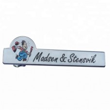 Zinc Alloy Cufflink And Tie Clip Set