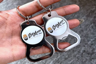 Bottle Opener Keychain - Simple, Minimalist Bottle Opener on the Go Bottle Opener Keychain - Simple, Minimalist Bottle Opener on the Go