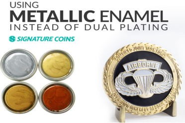 Is it Good to Have Metallic Enamel In My Customized Coins?  Is it Good to Have Metallic Enamel In My Customized Coins?