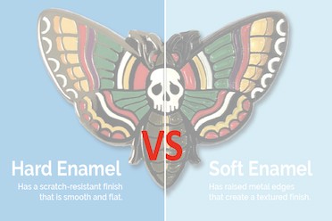 Soft Enamel vs Hard Enamel Pins