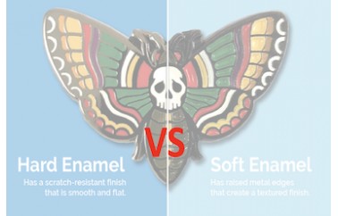 Soft Enamel vs Hard Enamel Pins