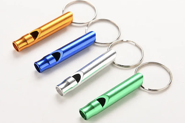 Whistle Keychains - Primary Functions and Custom Designs Whistle Keychains - Primary Functions and Custom Designs