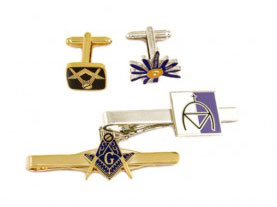 cufflinks and tie clips