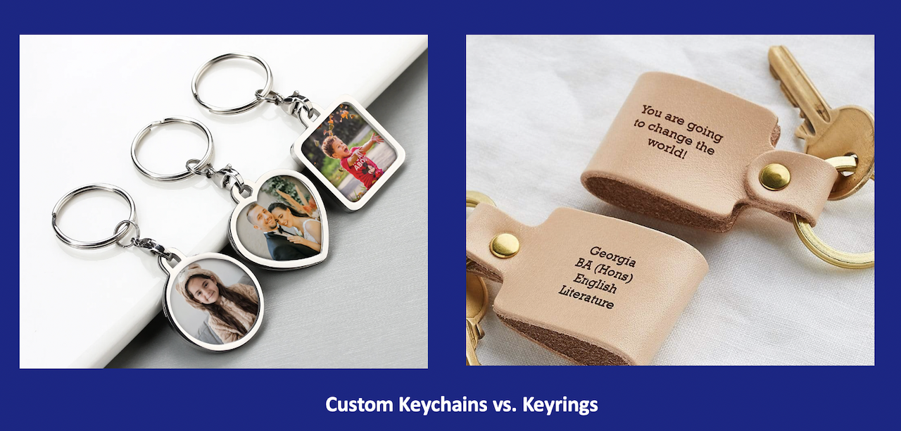 Custom Keychains vs. Keyrings 